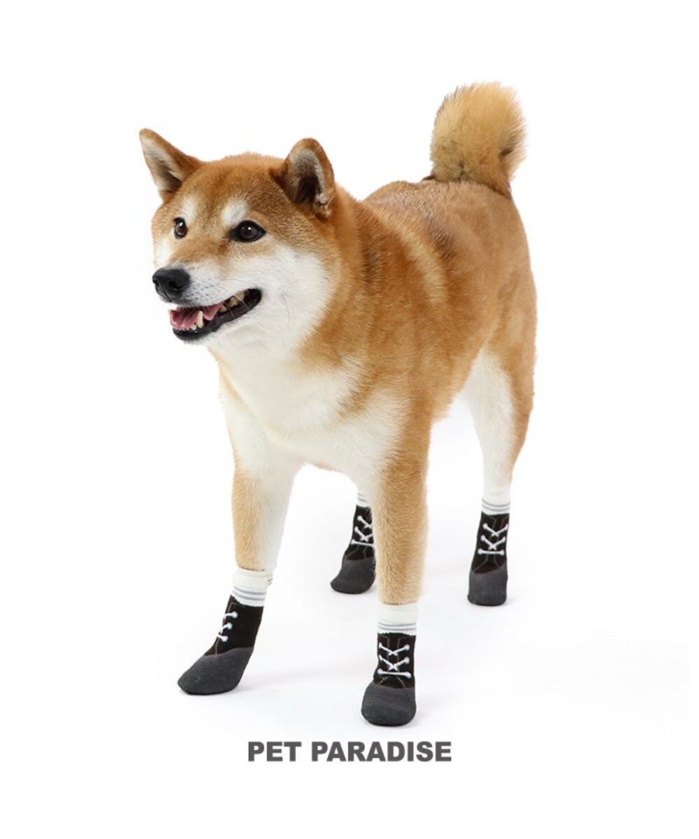 PET PARADISE 犬 靴 靴下 フィットシューズ 【SM】 グリーン ブラウン 