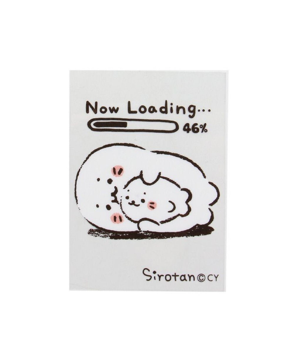 Mother garden しろたん どこでも一緒しろたんステッカー 4枚セット 《ひっぱりあげ/Now Loading…/ぴょこ/はりつき》 