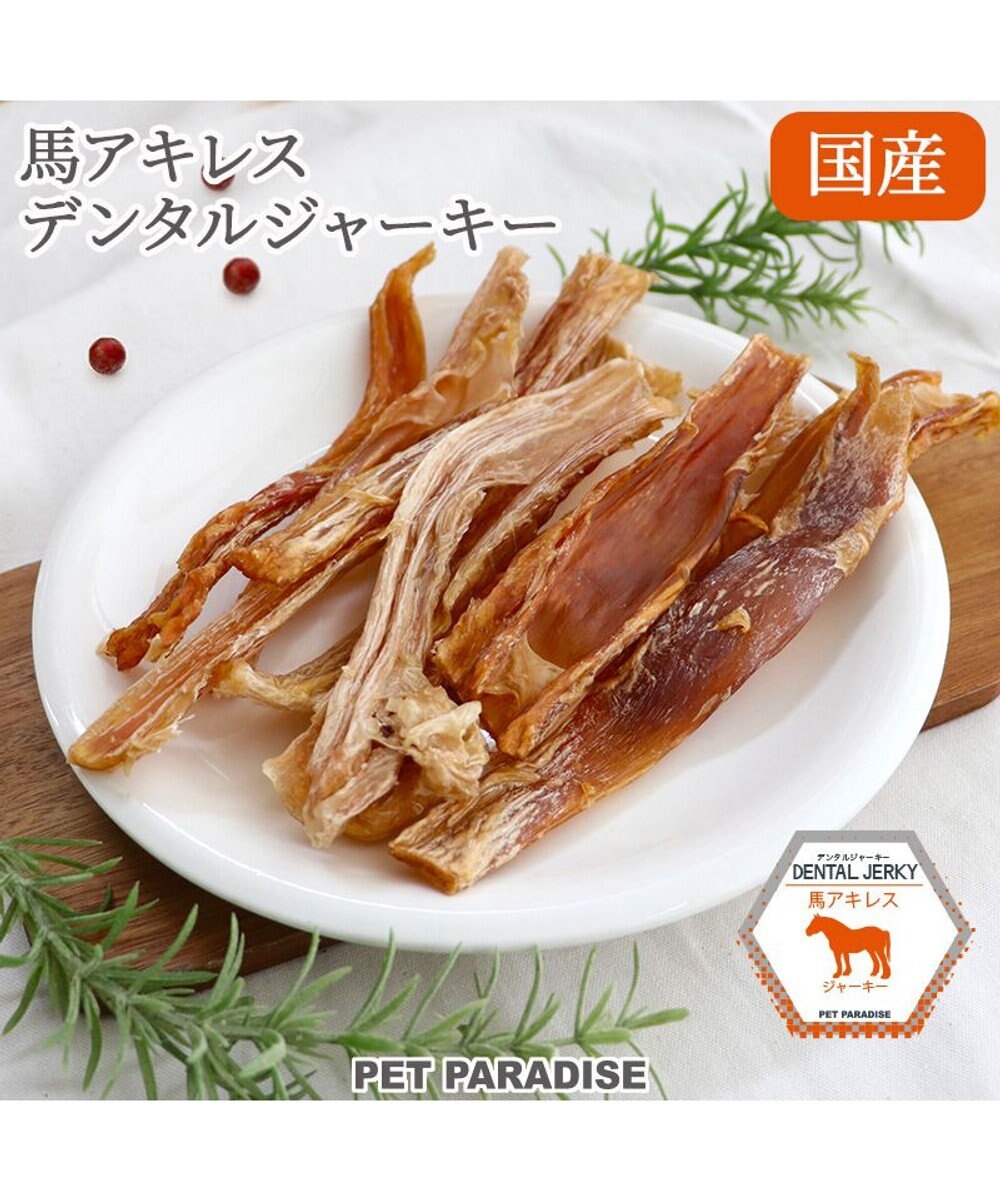 PET PARADISE 馬アキレス デンタル ジャーキー 100g 国産 