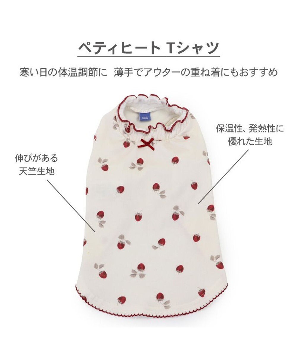 PET PARADISE ペットパラダイス ペティヒート Tシャツ 《苺柄》 中型犬 大型犬 