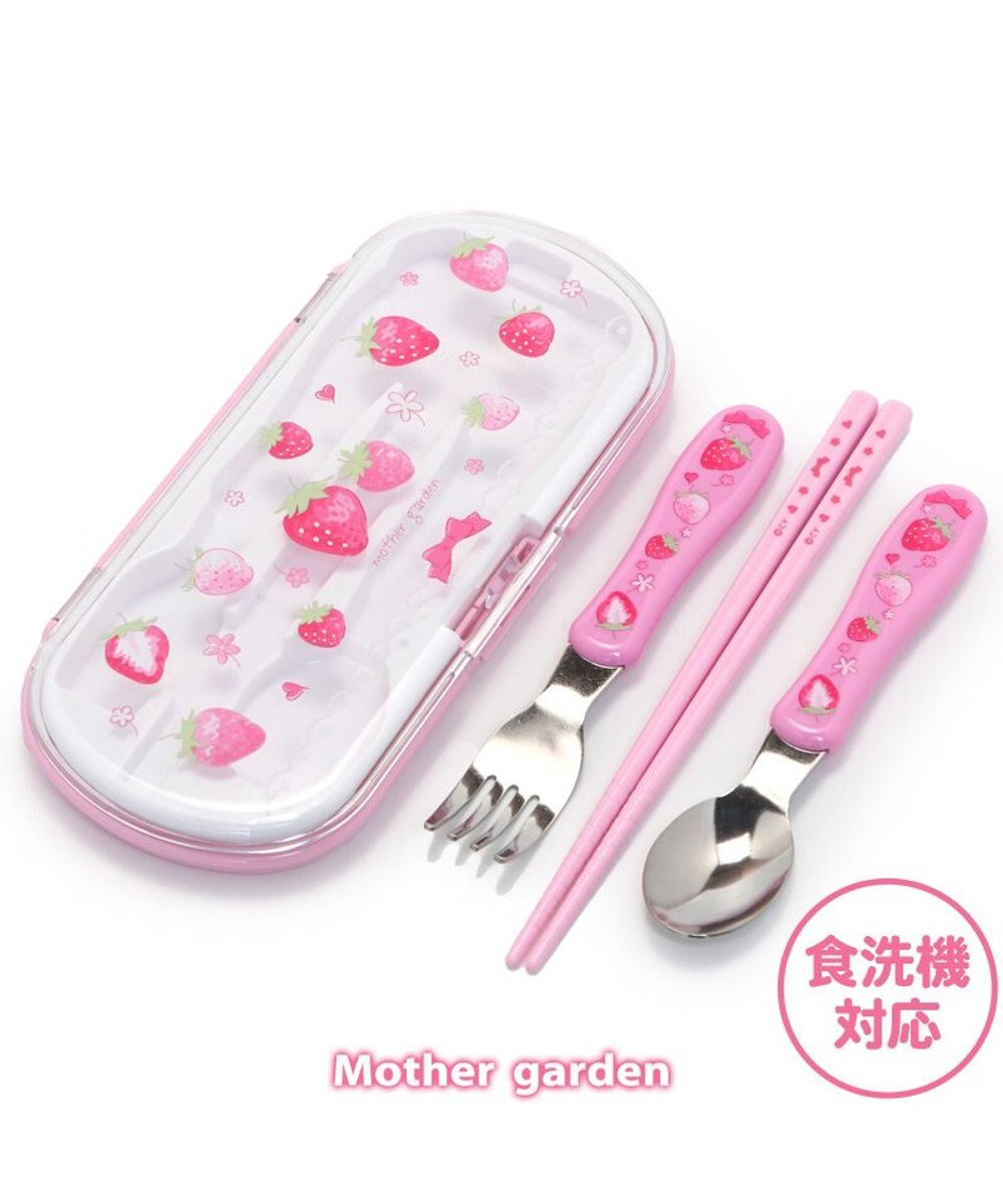 Mother garden マザーガーデン 野いちご ランチ4点セット 《スケッチ柄》 