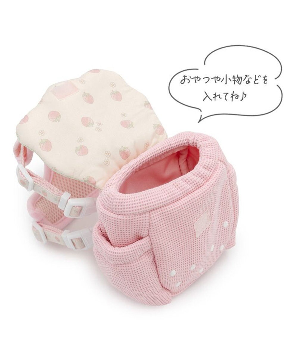 PET PARADISE ペットパラダイス リュックハーネス 《花苺》 Ｓ 