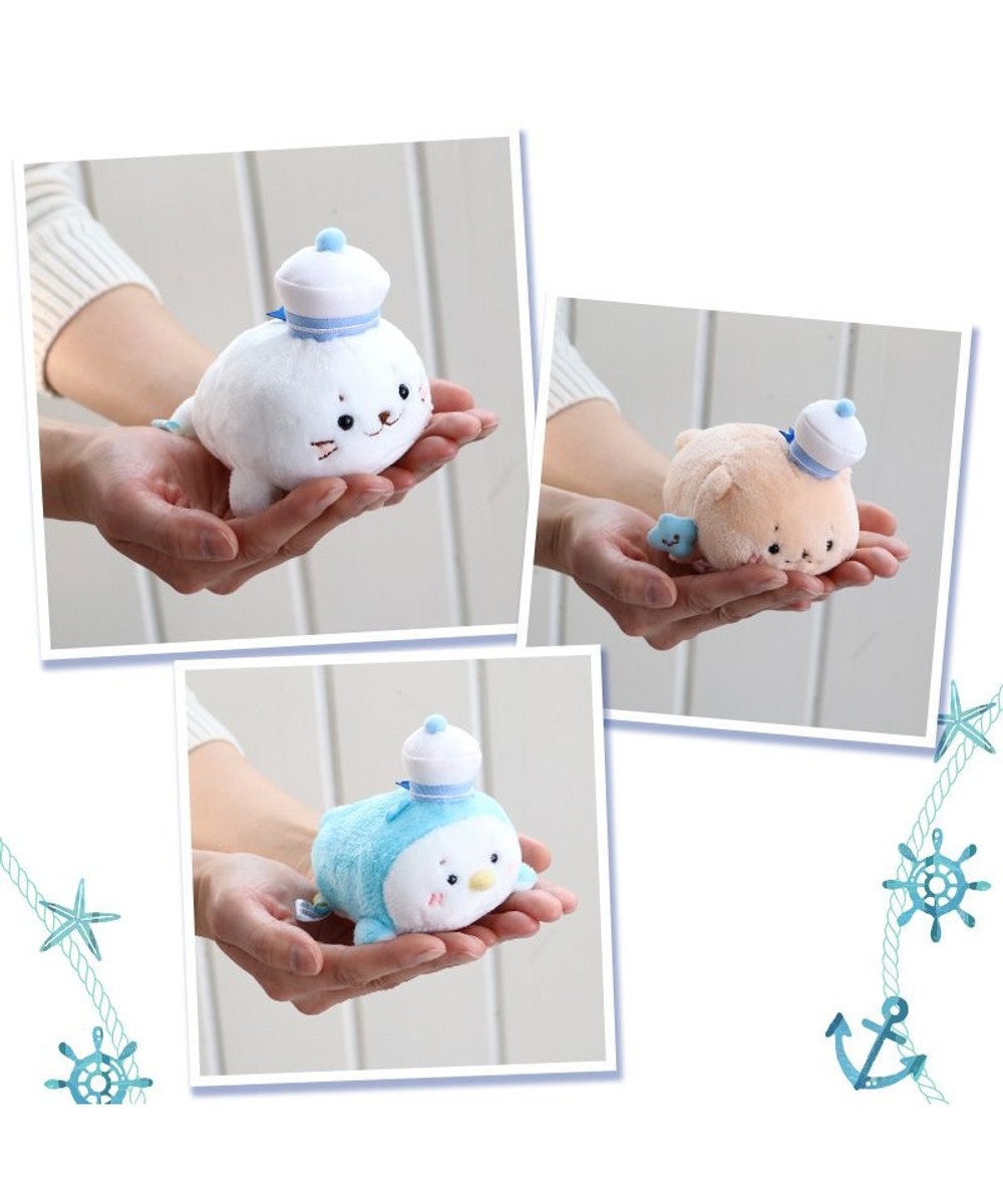 Mother garden しろたん マリン ちびマスコット ぬいぐるみ 《 しろたん / らっこいぬ / らむね》 単品 