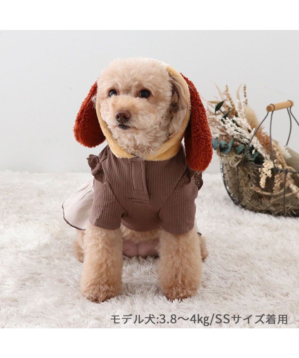 PET PARADISE ディズニー わんわん物語 レディ パーカー 《ブラウン 》 小型犬 