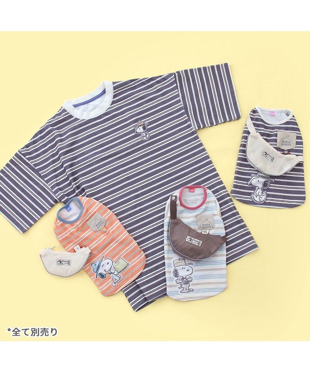 PET PARADISE スヌーピー  お揃いＴシャツ オーナー用 《マルチボーダー》 