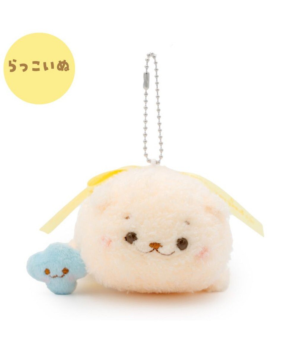 Mother garden しろたん リボンキーホルダー 《らっこいぬ》 