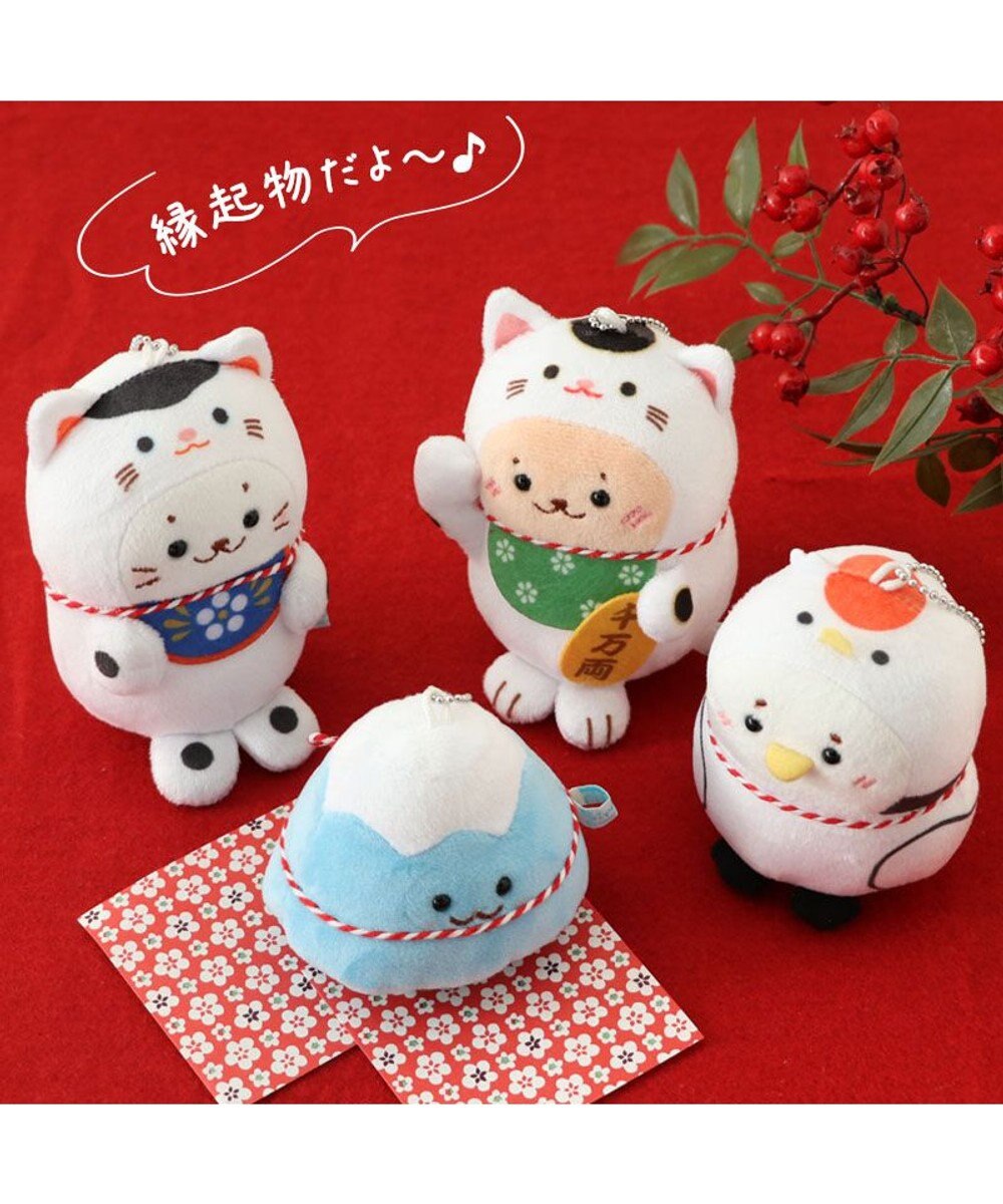 Mother garden しろたん 縁起物キーホルダー 《犬張子しろたん》 単品 