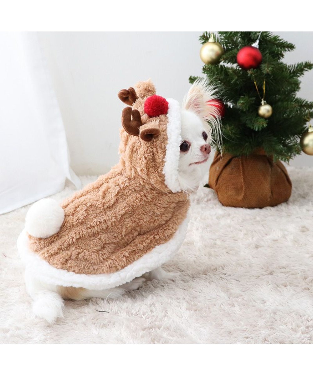 PET PARADISE ペットパラダイス クリスマストナカイ ポンチョ 小型犬 