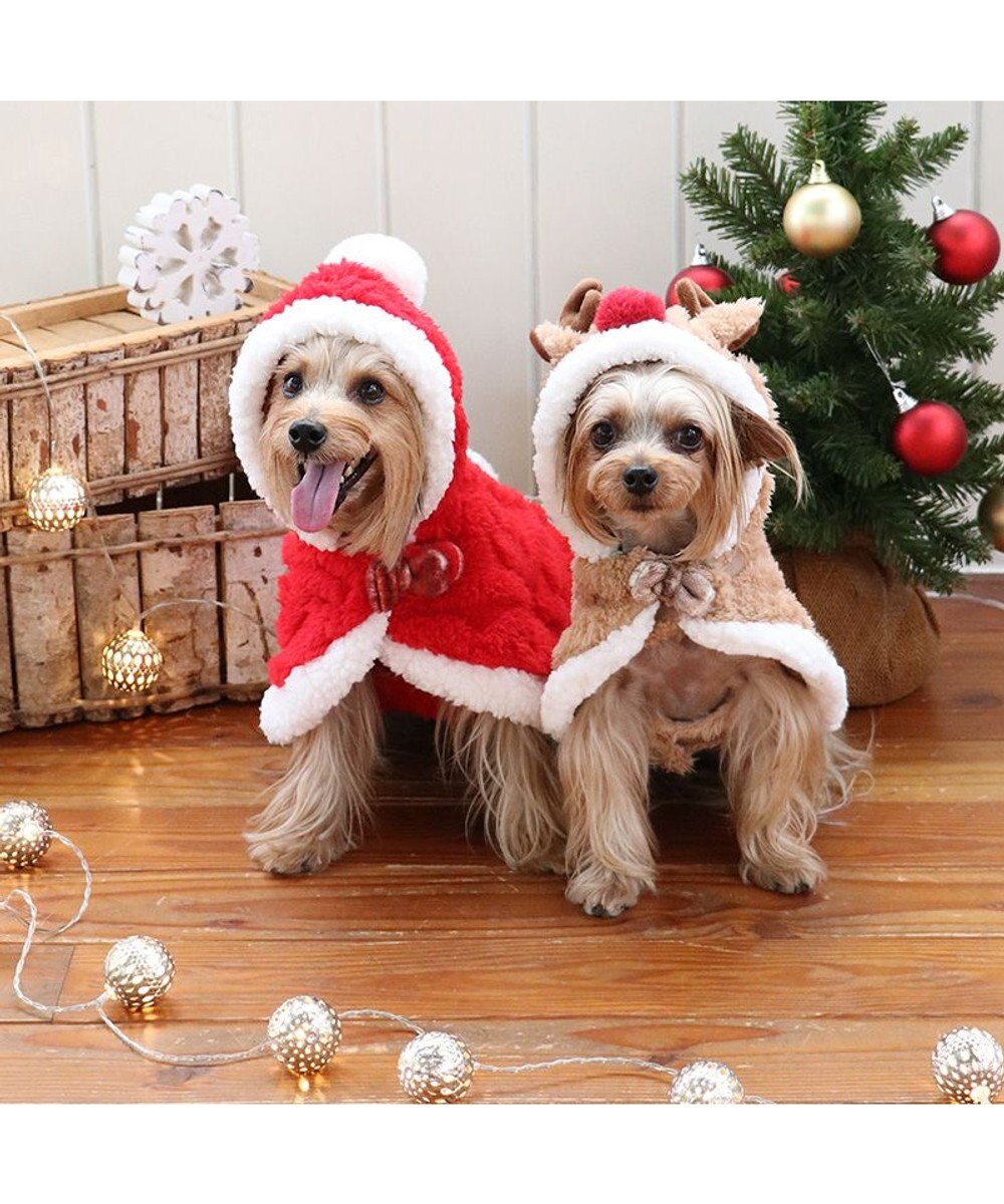 PET PARADISE ペットパラダイス クリスマストナカイ ポンチョ 小型犬 