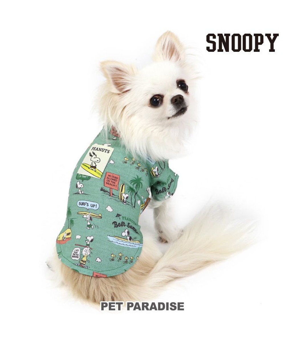 PET PARADISE 犬の服 犬 スヌーピー シャツ 【小型犬】 アロハ サーフ 