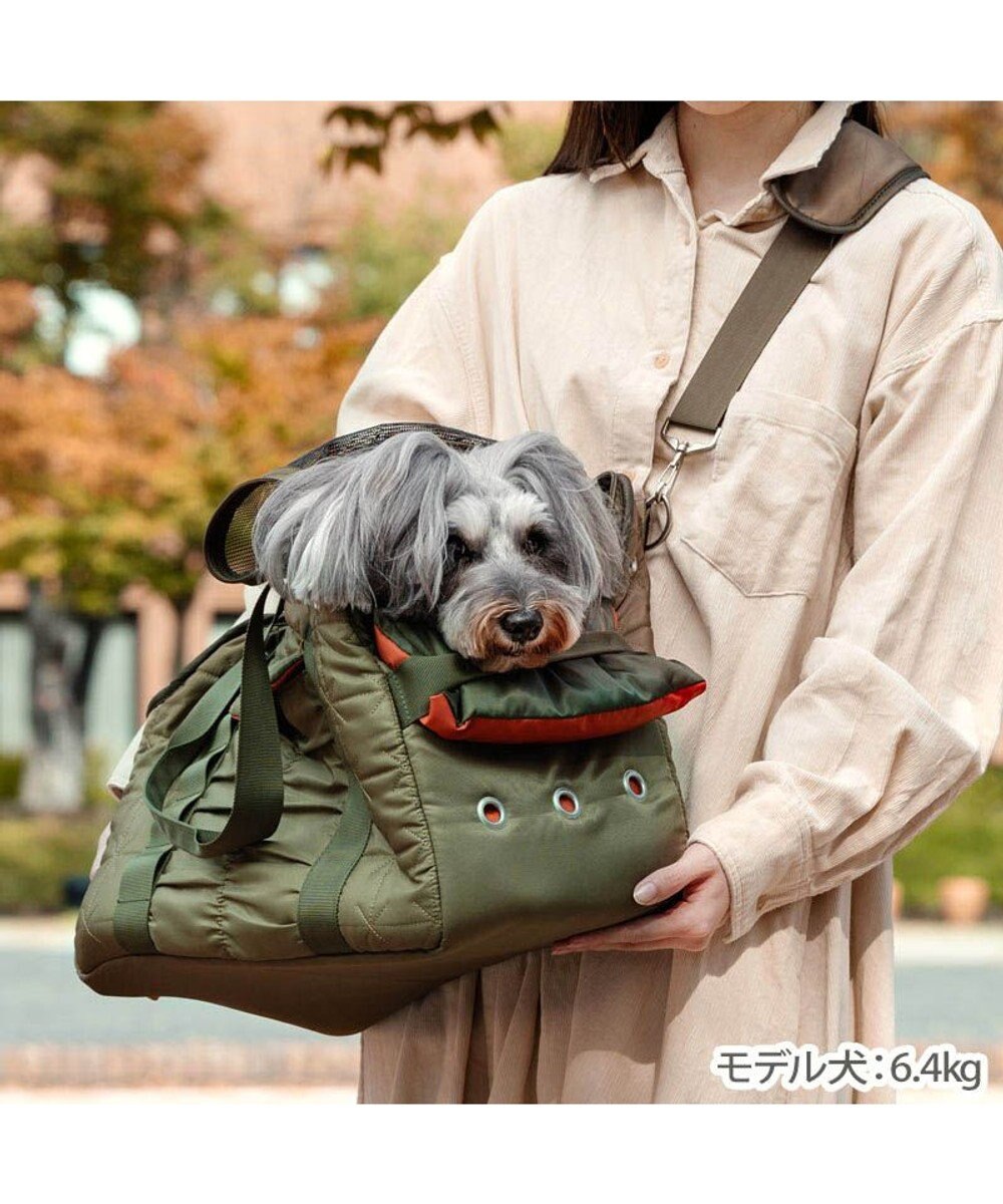 PET PARADISE ペットパラダイス あごのせ キャリーバッグ 《キルトギャザー》 小型犬 約4～8kg 