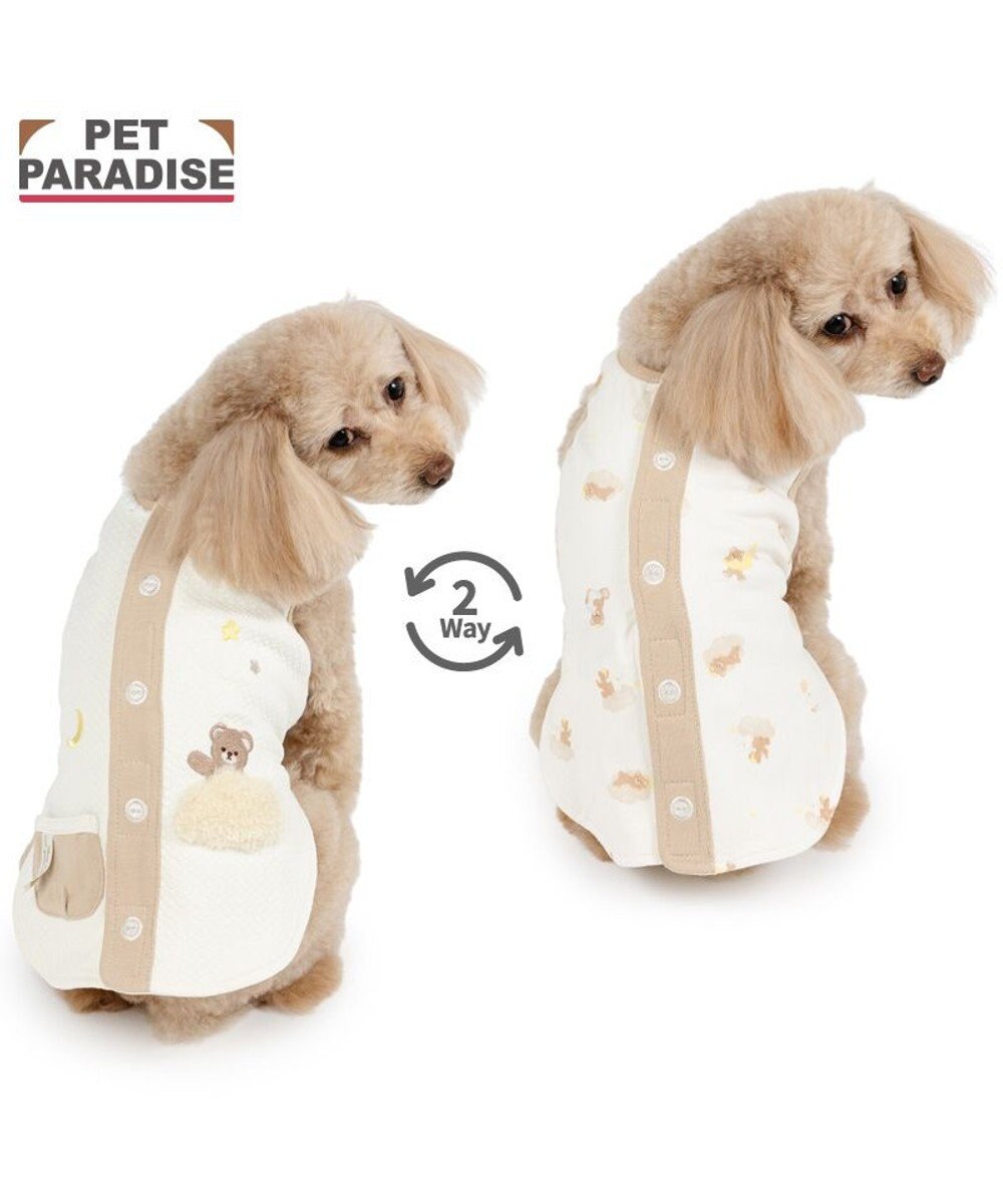PET PARADISE ペットパラダイス くまさん やさしいベスト 《おやすみ柄》 小型犬 