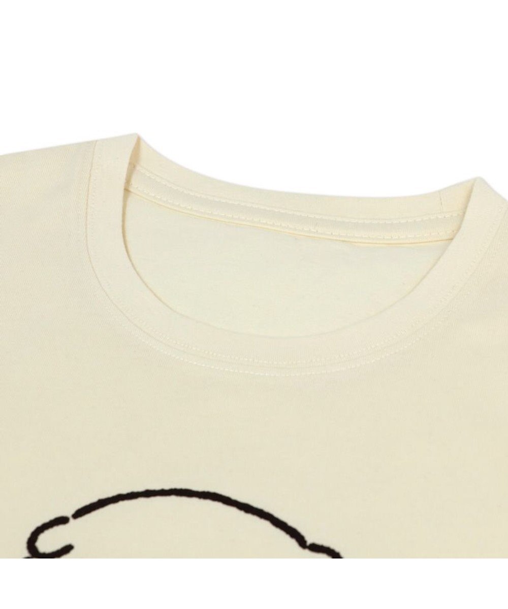 Mother garden 【ネット店限定】しろたん Tシャツ 半袖 《ぼくひっぱりだこ柄》 オフホワイト色　S/M/L/XL 
