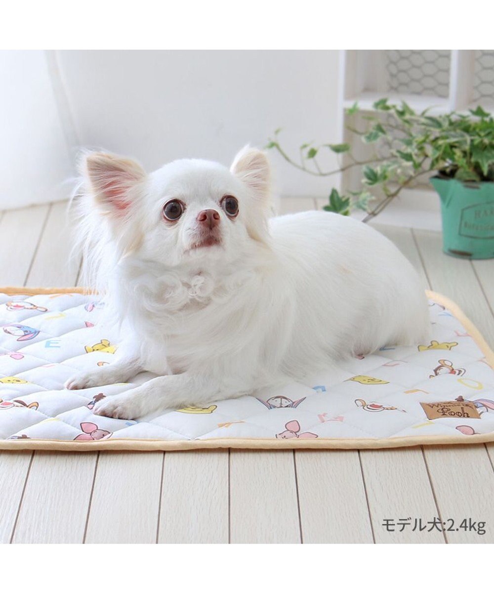 PET PARADISE ディズニー くまのプーさん  クール マット《ハッピー柄》小型犬 48×40㎝ 