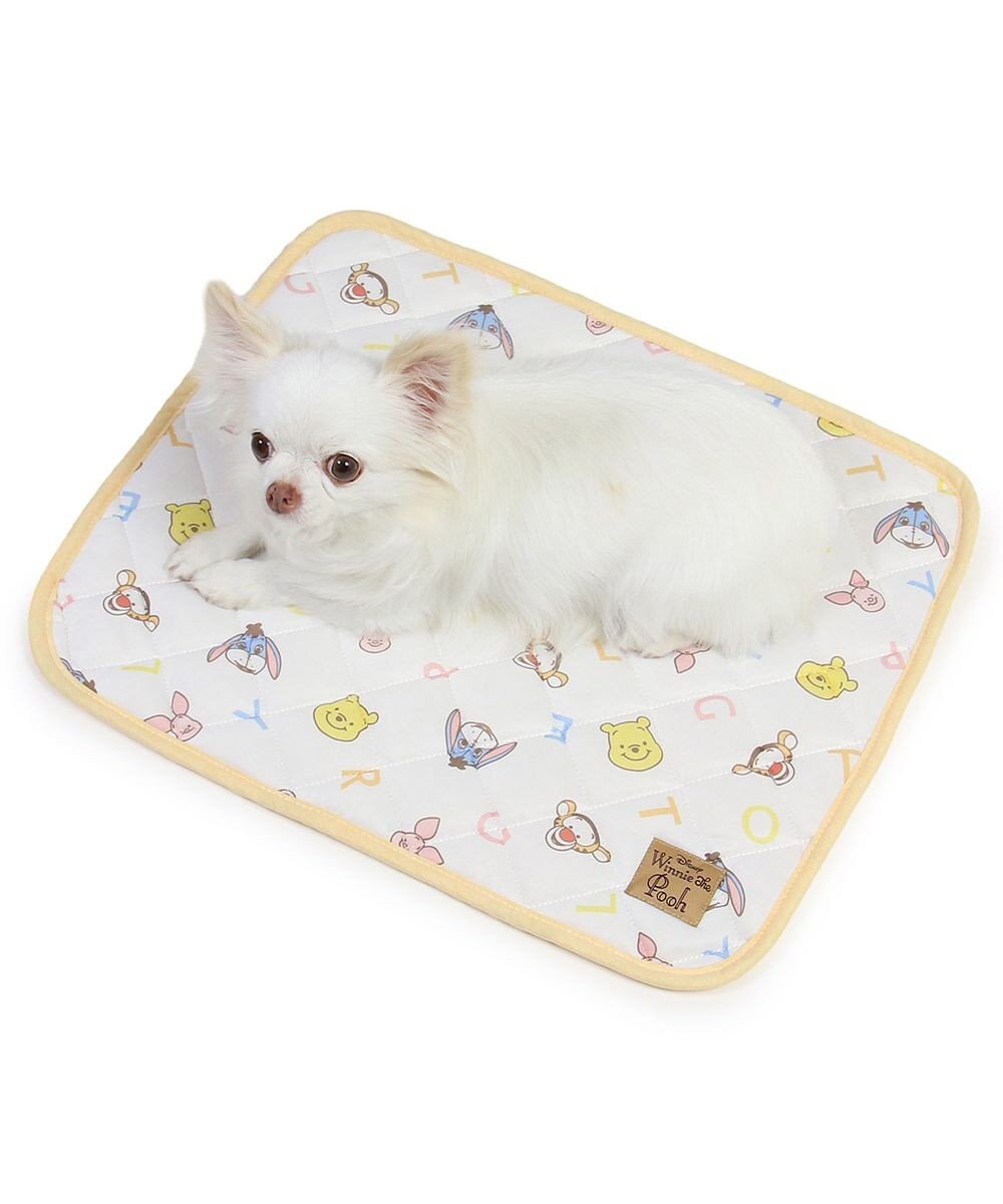 PET PARADISE ディズニー くまのプーさん  クール マット《ハッピー柄》小型犬 48×40㎝ 