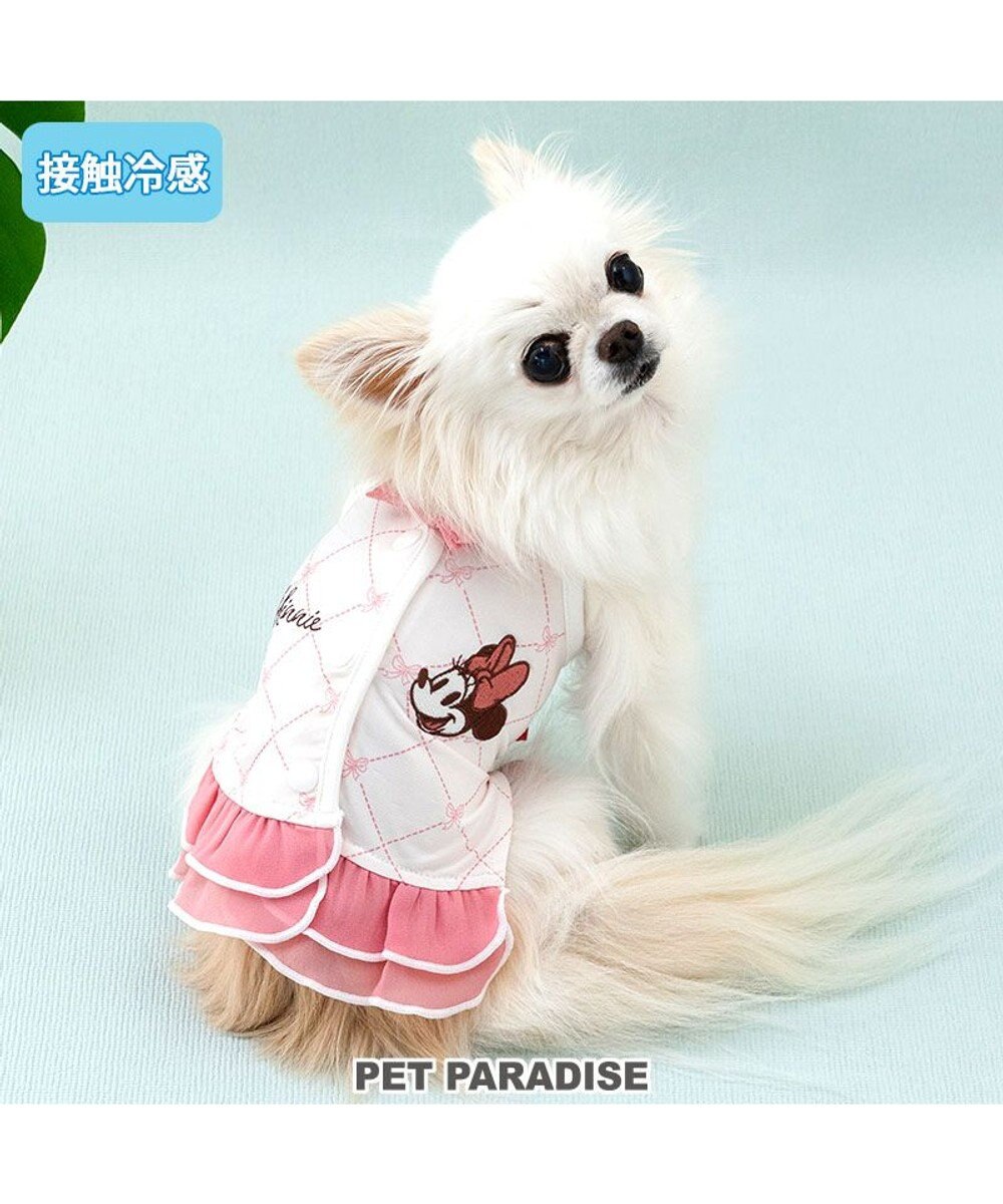 PET PARADISE ディズニー ミニーマウス 接触冷感 背中開き キャミソール 小型犬 