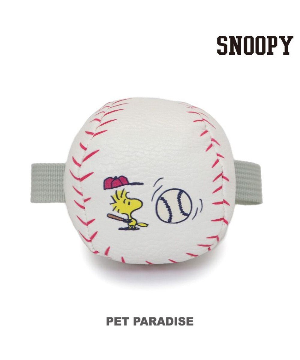 PET PARADISE スヌーピー タブ付 野球ボール  トイ 