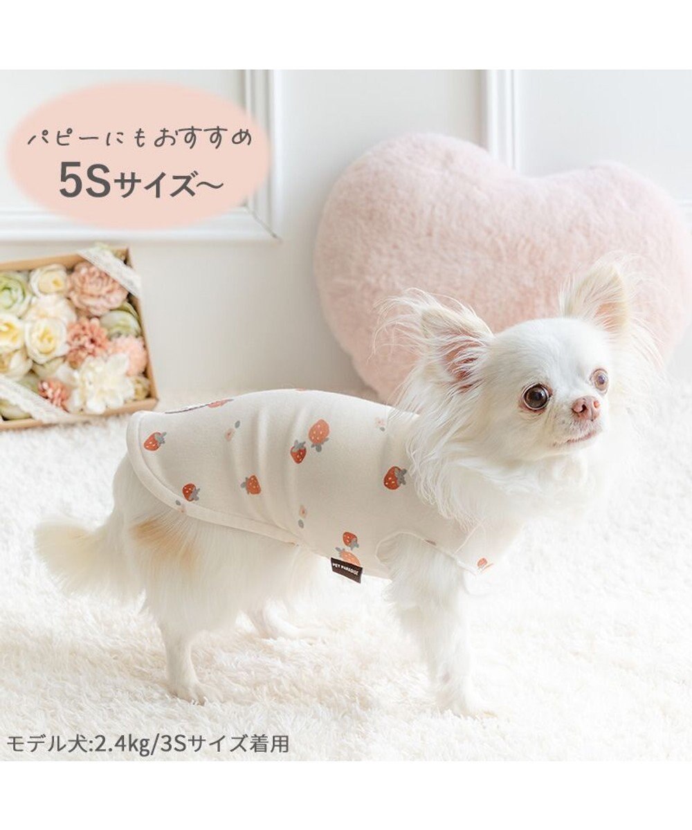 PET PARADISE ペットパラダイス はじめてのタンクトップ 《花苺柄》 超小型犬 小型犬 