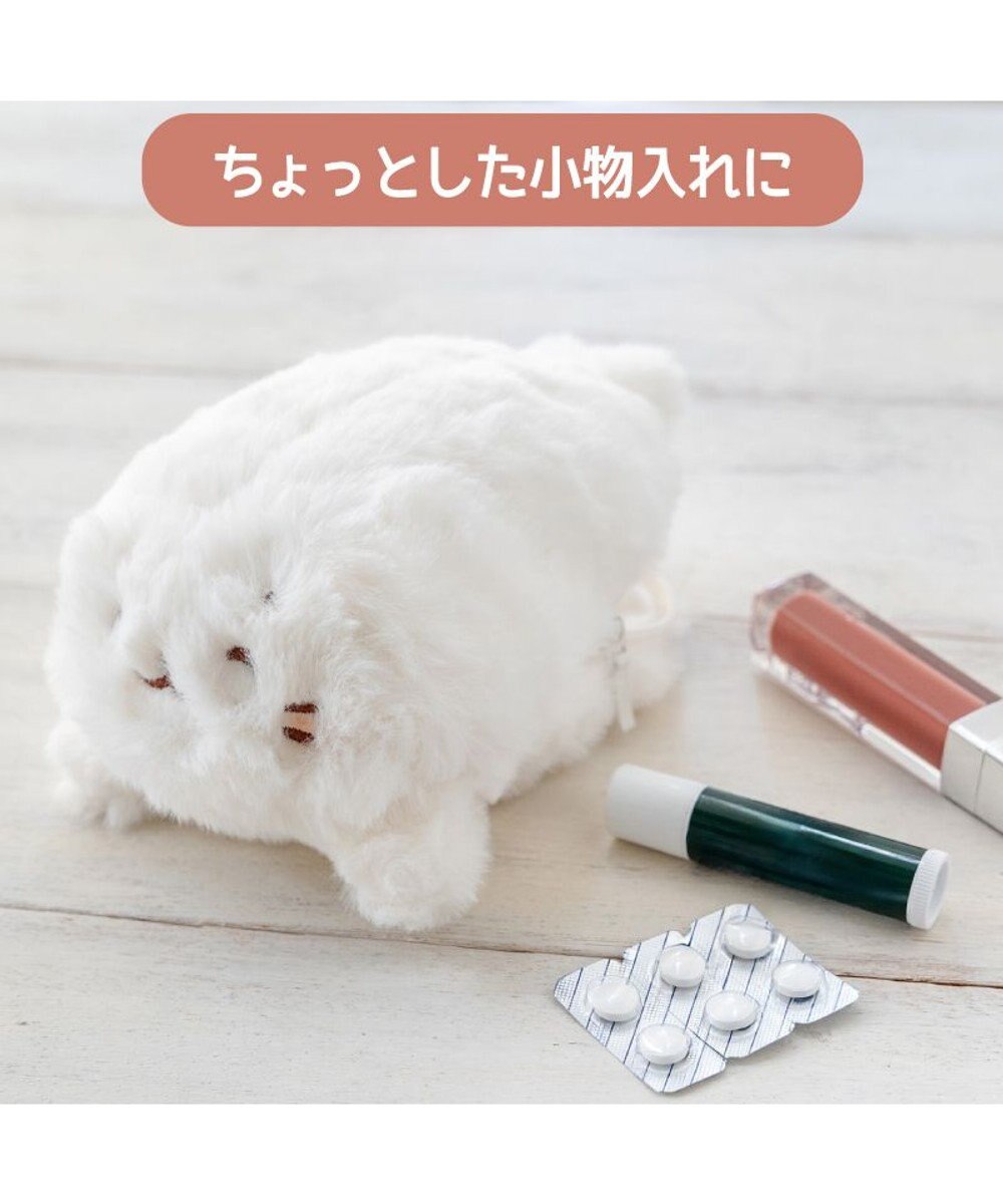 Mother garden しろたん マルチポーチ 《にっこり顔》 単品 