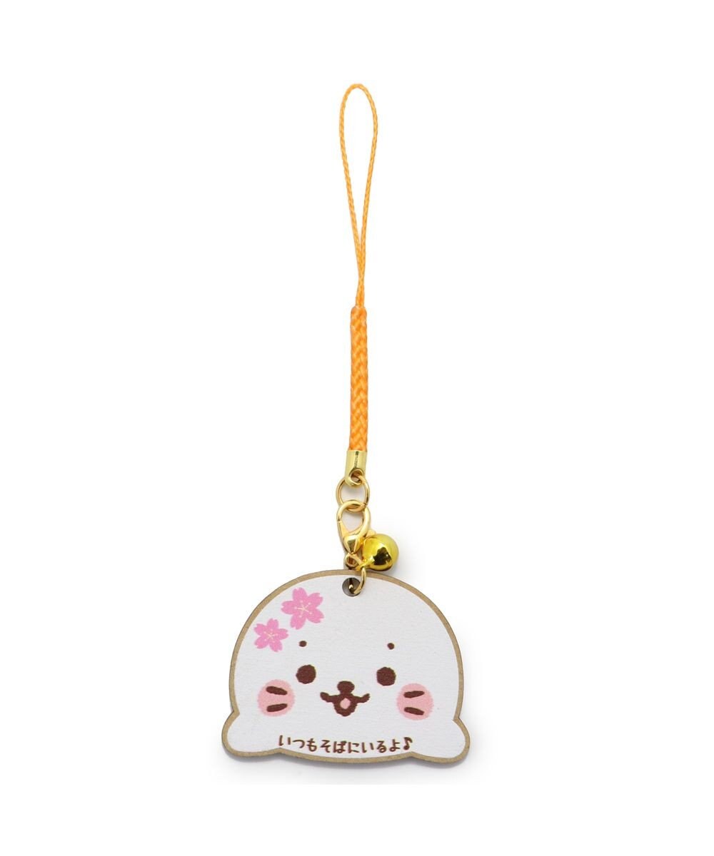 Mother garden しろたん 木製絵馬 根付け  《顔ぼん》 単品 