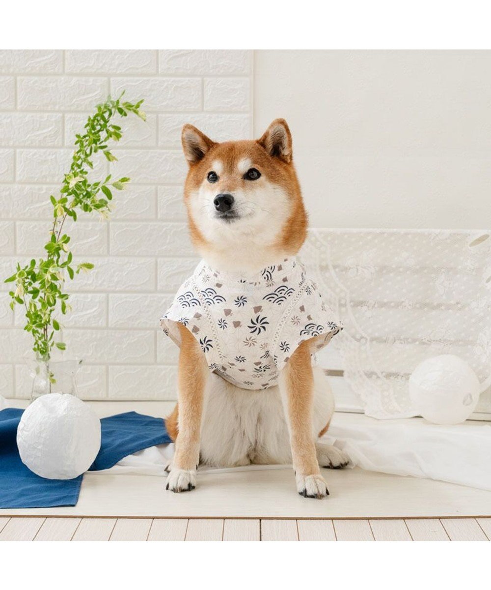 PET PARADISE ペットパラダイス 甚平 《ちどり柄》 中型犬 大型犬 