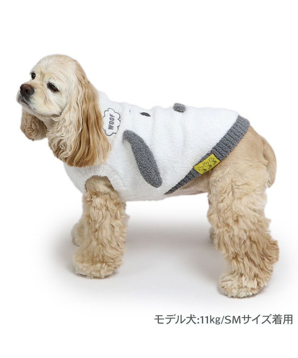 PET PARADISE スヌーピー  フェイス ニット 中型犬 