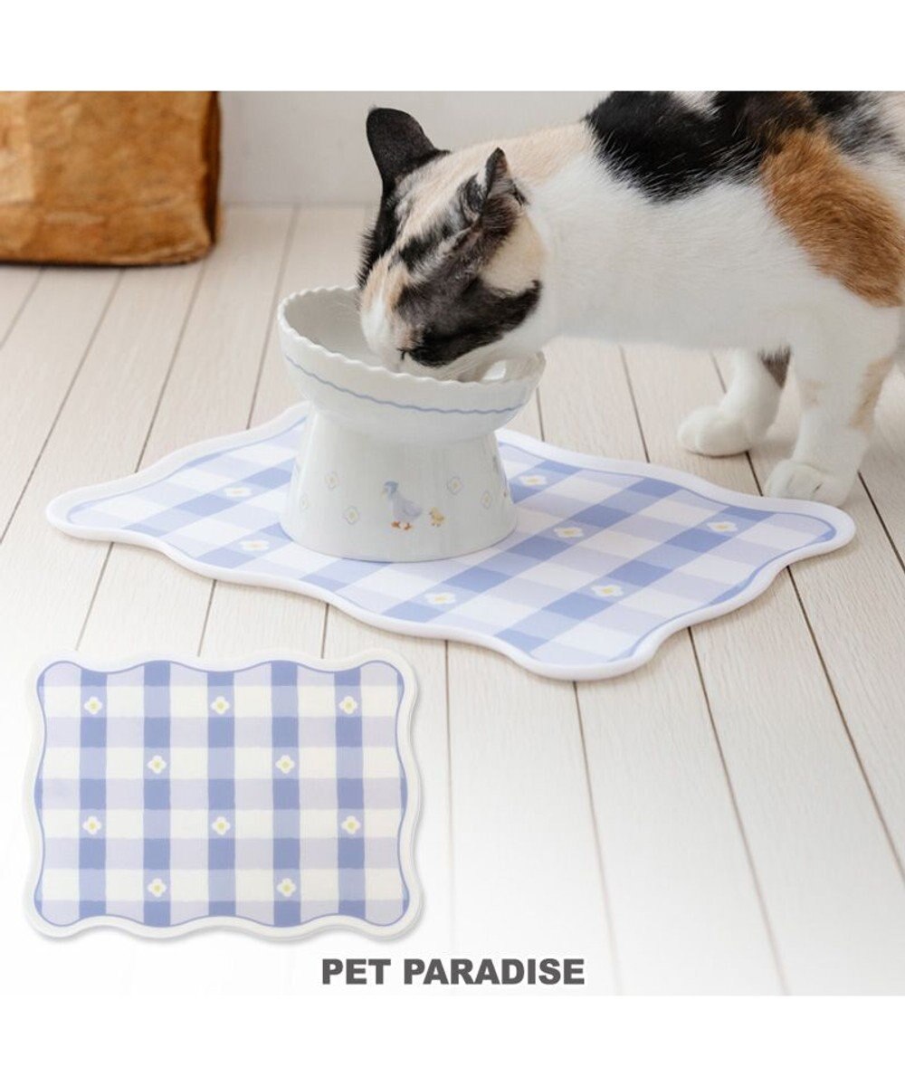 PET PARADISE ペットパラダイス 猫 シリコンマット 《花柄》 