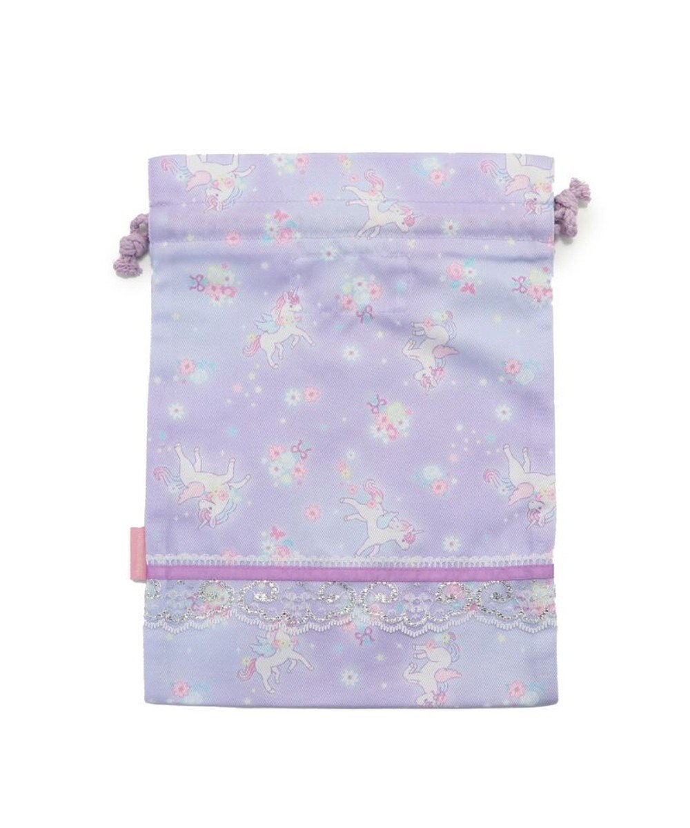 Mother garden マザーガーデン ユニコーン 巾着 《フラワー柄》 Sサイズ 20×27cm 