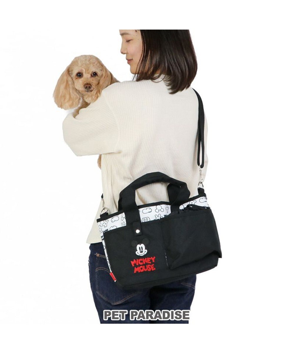 PET PARADISE ディズニー ミッキーマウス お散歩バッグ  (28×23cm) 