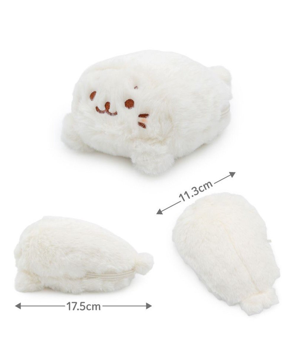 Mother garden しろたん マルチポーチ 《のんびり顔》 単品 