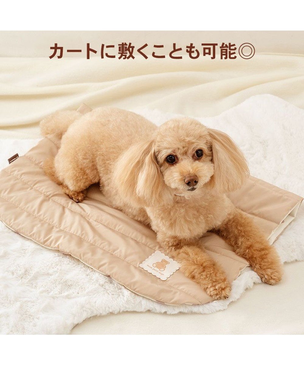 PET PARADISE ペットパラダイス くまちゃん フード付 防寒 ブランケット 小 