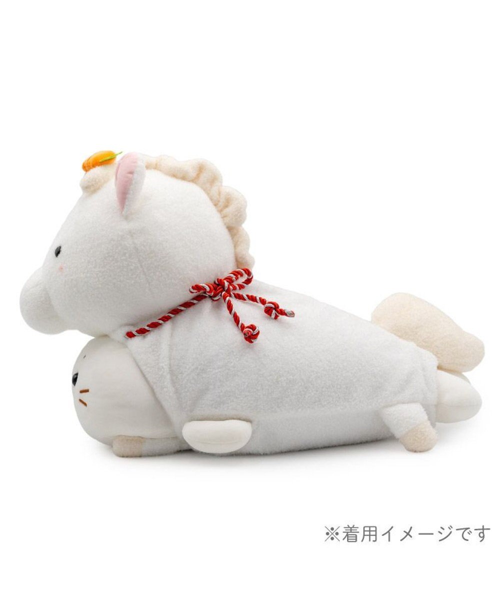 Mother garden しろたん 午年 抱き枕カバー 55cm用 《白》 単品 