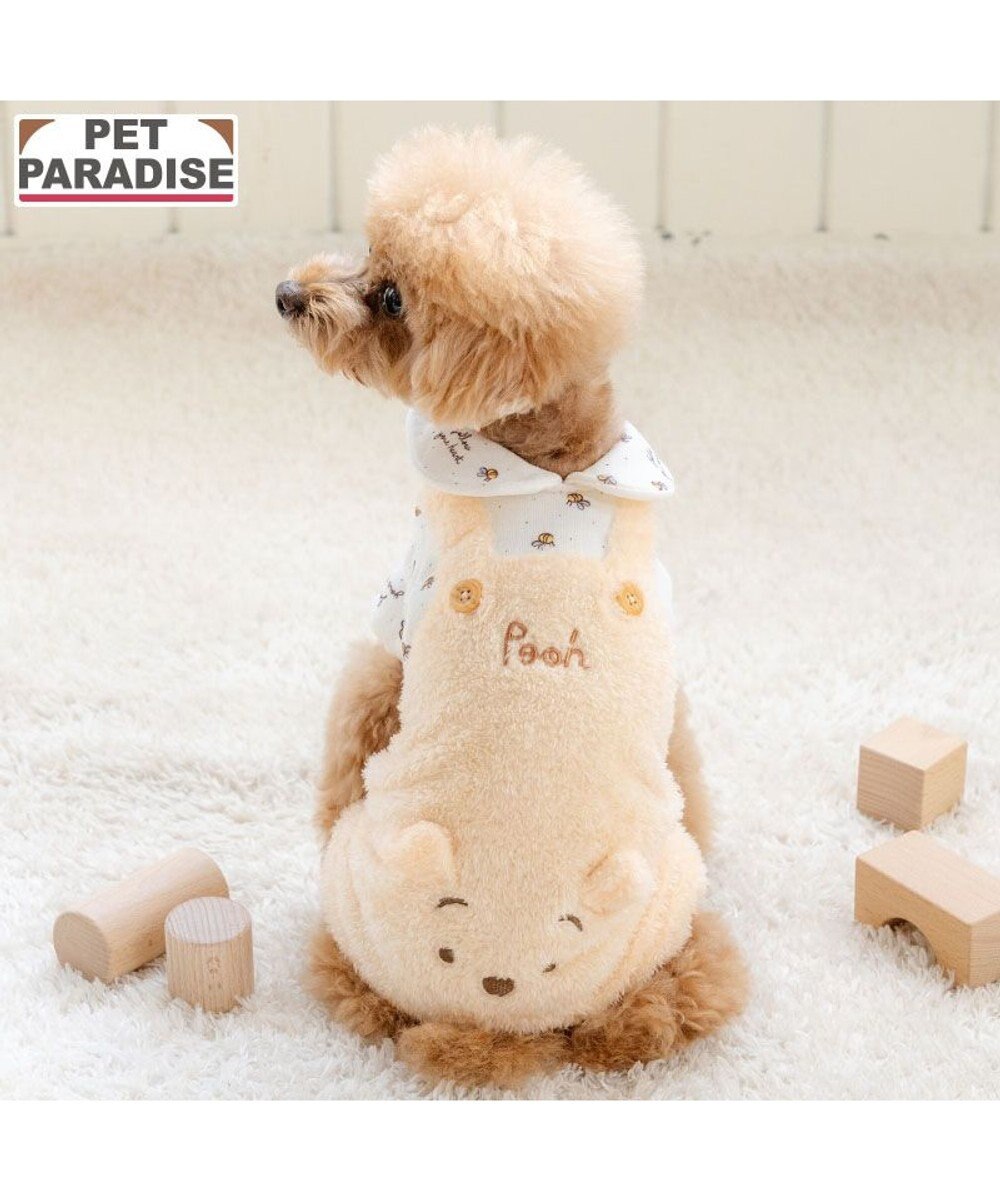 PET PARADISE ディズニー くまのプーさん ふわふわロンパース 《蜂柄》 小型犬 