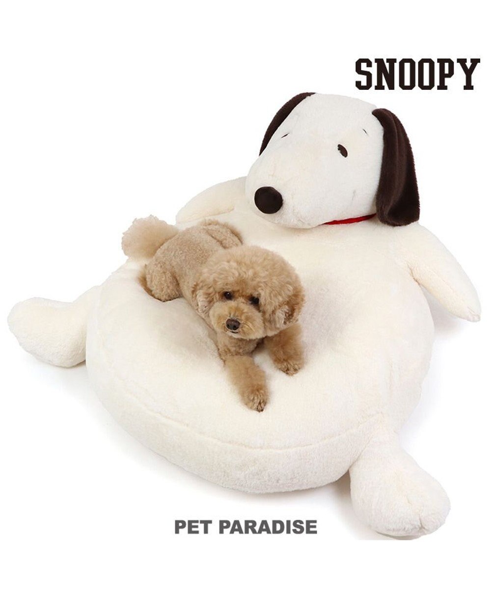 PET PARADISE 【ネット店限定 再入荷】 スヌーピー おなか デラックスクッション 100×51㎝ 