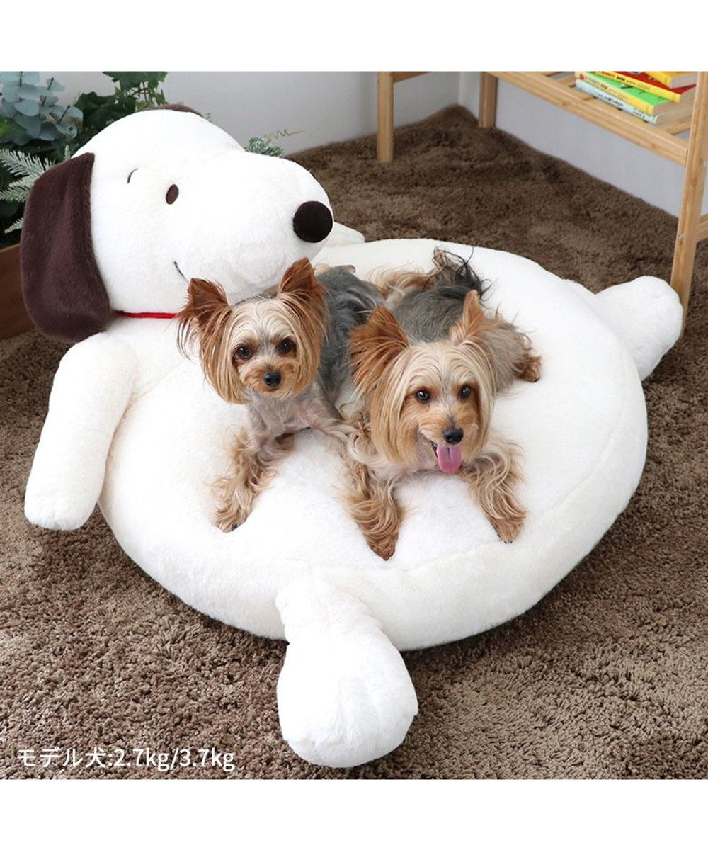 PET PARADISE 【ネット店限定 再入荷】 スヌーピー おなか デラックスクッション 100×51㎝ 