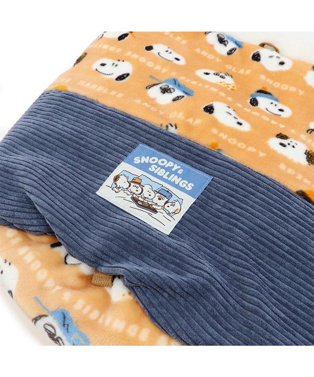 PET PARADISE スヌーピー 筒型寝袋 遠赤外線 《ブラザー柄》 42×70cm 