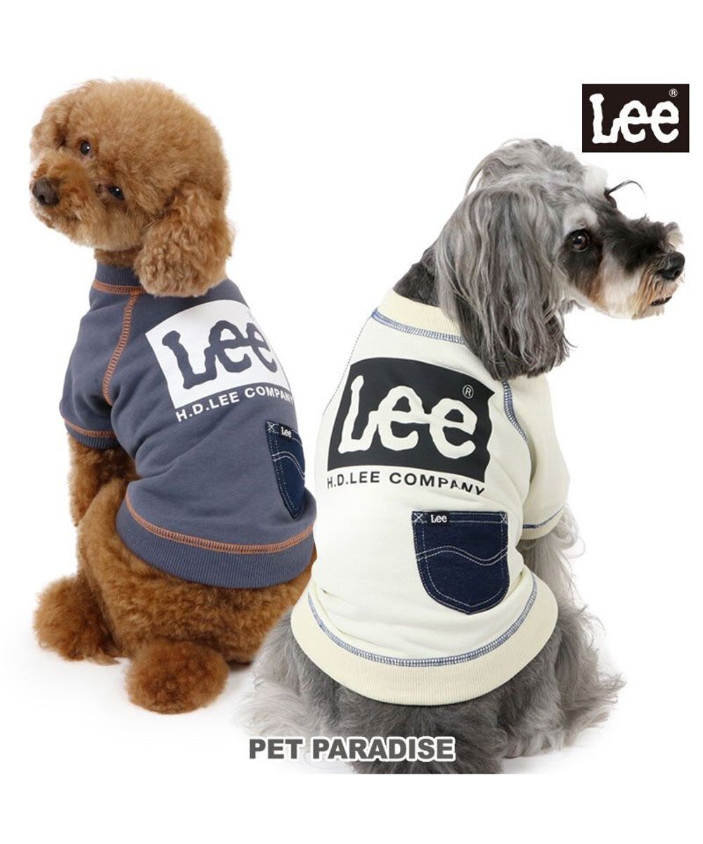 PET PARADISE Lee ステッチ トレーナー 《ホワイト》 小型犬 
