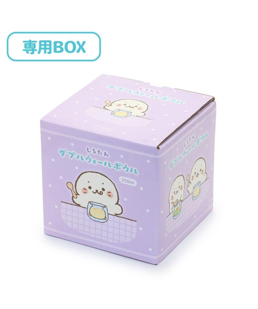 Mother garden しろたん ダブルウォールボウル 《ぺろり/もぐもぐ》 単品 