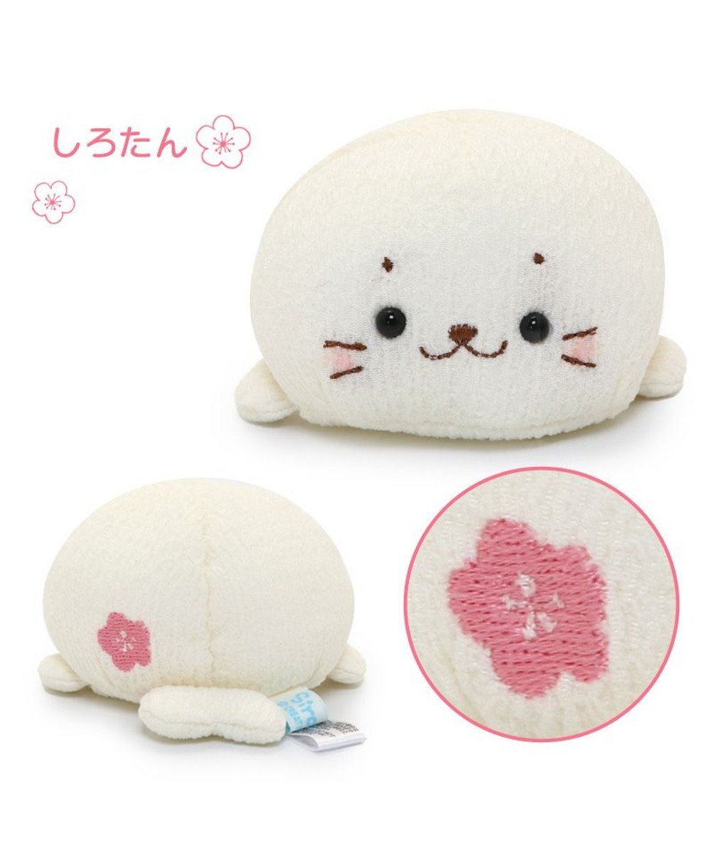 Mother garden しろたん ちりめん お手玉 マスコット 《しろたん/らっこいぬ》単品 