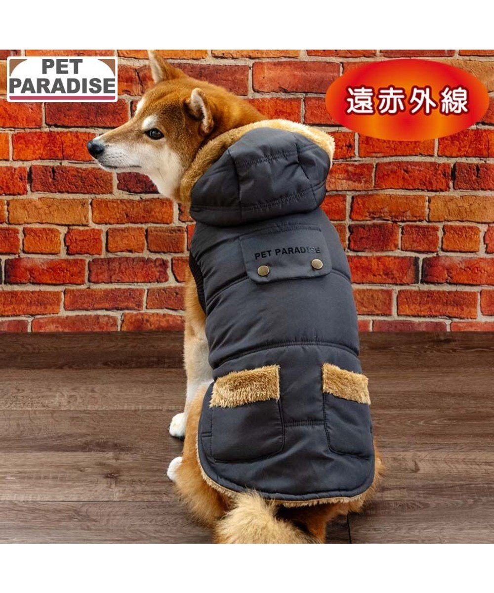 PET PARADISE ペットパラダイス 防寒フード付コート 中型犬 大型犬 