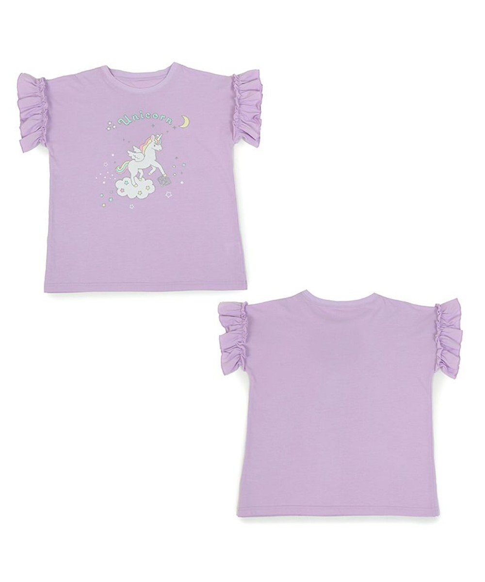 Mother garden マザーガーデン フリル袖 Ｔシャツ Ｍ/L サイズ 100～120cm 120～140cm 《ユニコーン/野いちご》 