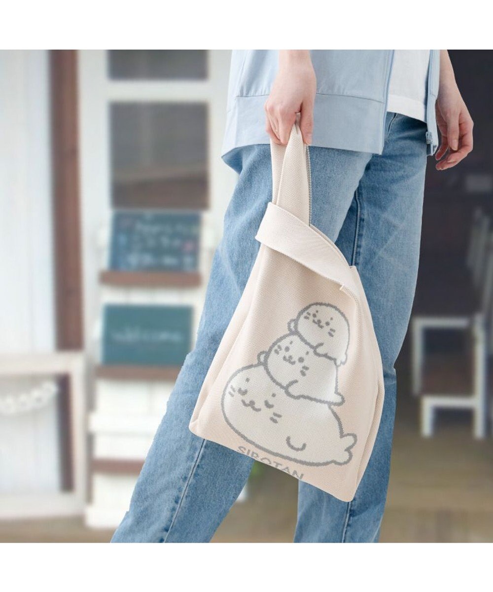 Mother garden しろたん ニット マルシェバッグ 