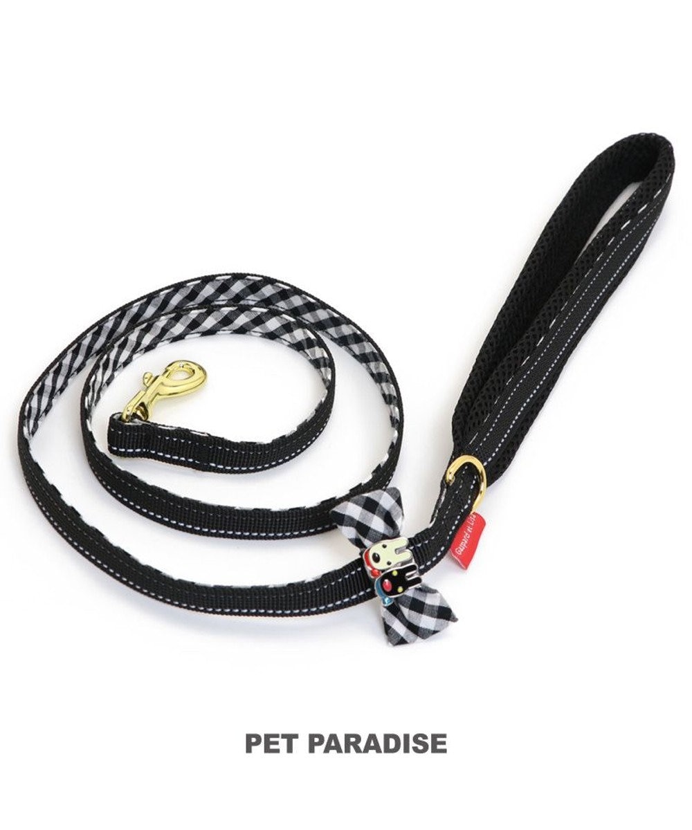 PET PARADISE リサとガスパール  反射リード 《ギンガムチェック》ＳＳ~Ｓ 