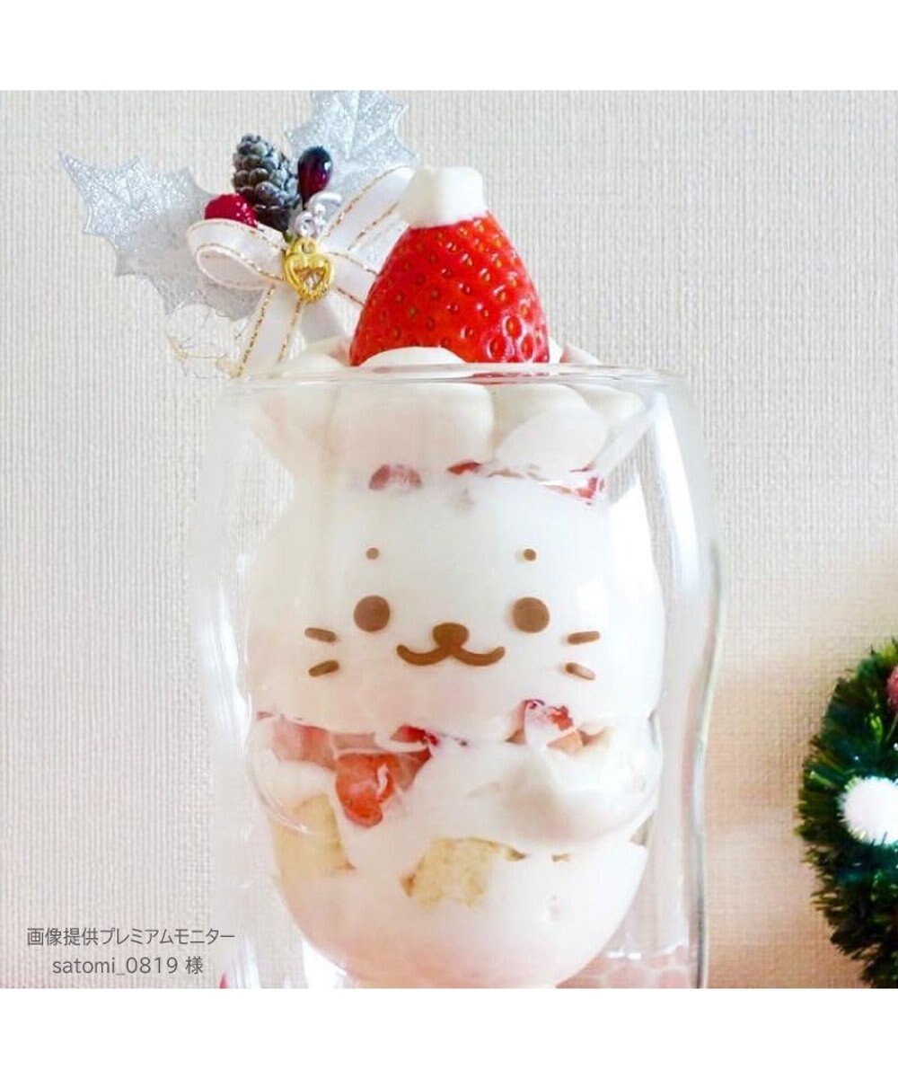 Mother garden しろたん ダブルウォールグラス 《 しろたん 》 単品 