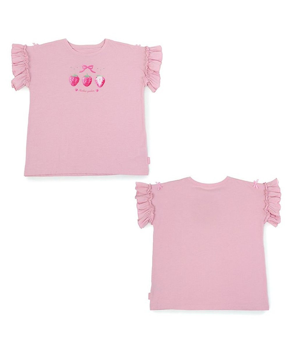 Mother garden マザーガーデン フリル袖 Ｔシャツ Ｍ/L サイズ 100～120cm 120～140cm 《ユニコーン/野いちご》 