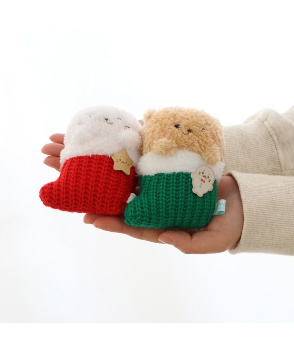 Mother garden しろたん クリスマス靴下キーホルダー 《しぇる》 単品 