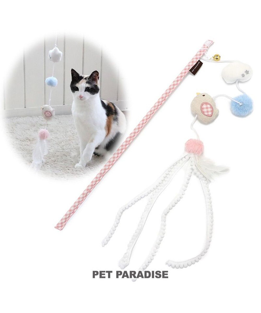 PET PARADISE 猫じゃらし ひよこ 羽根付き 