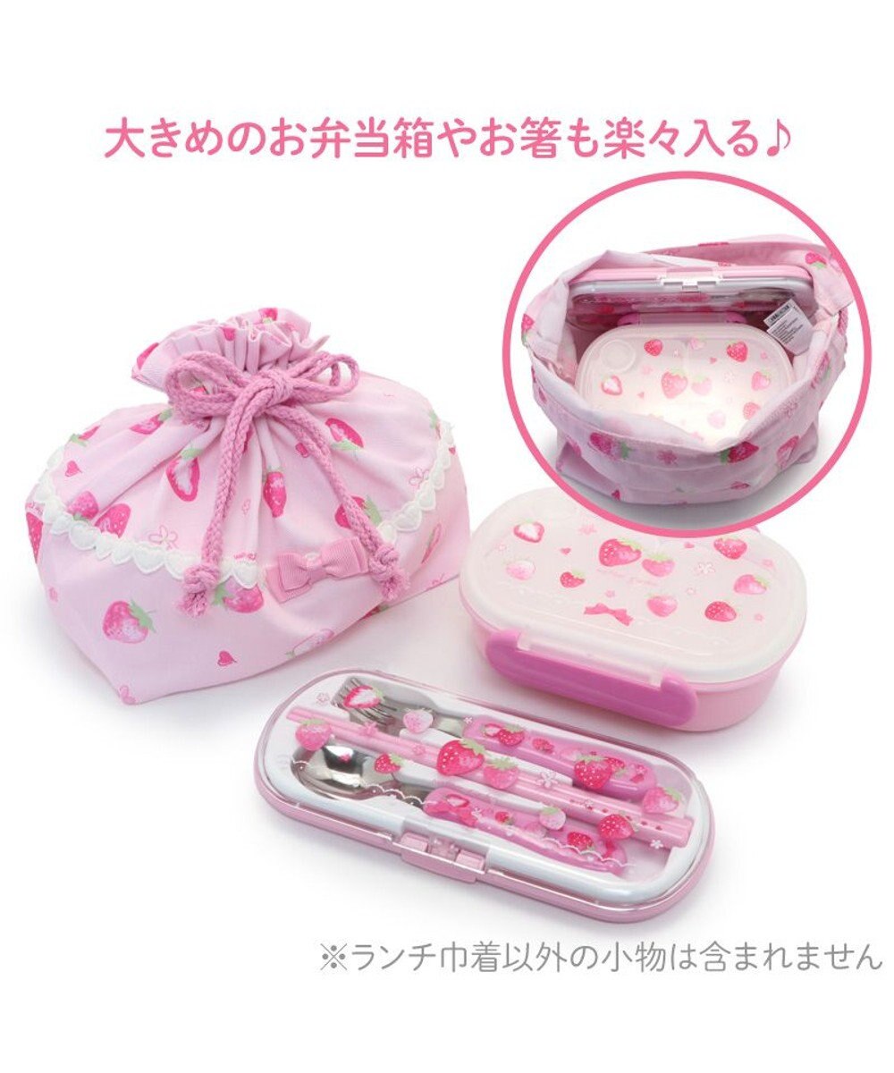 Mother garden マザーガーデン 野いちご ランチ巾着 《スケッチ柄》 