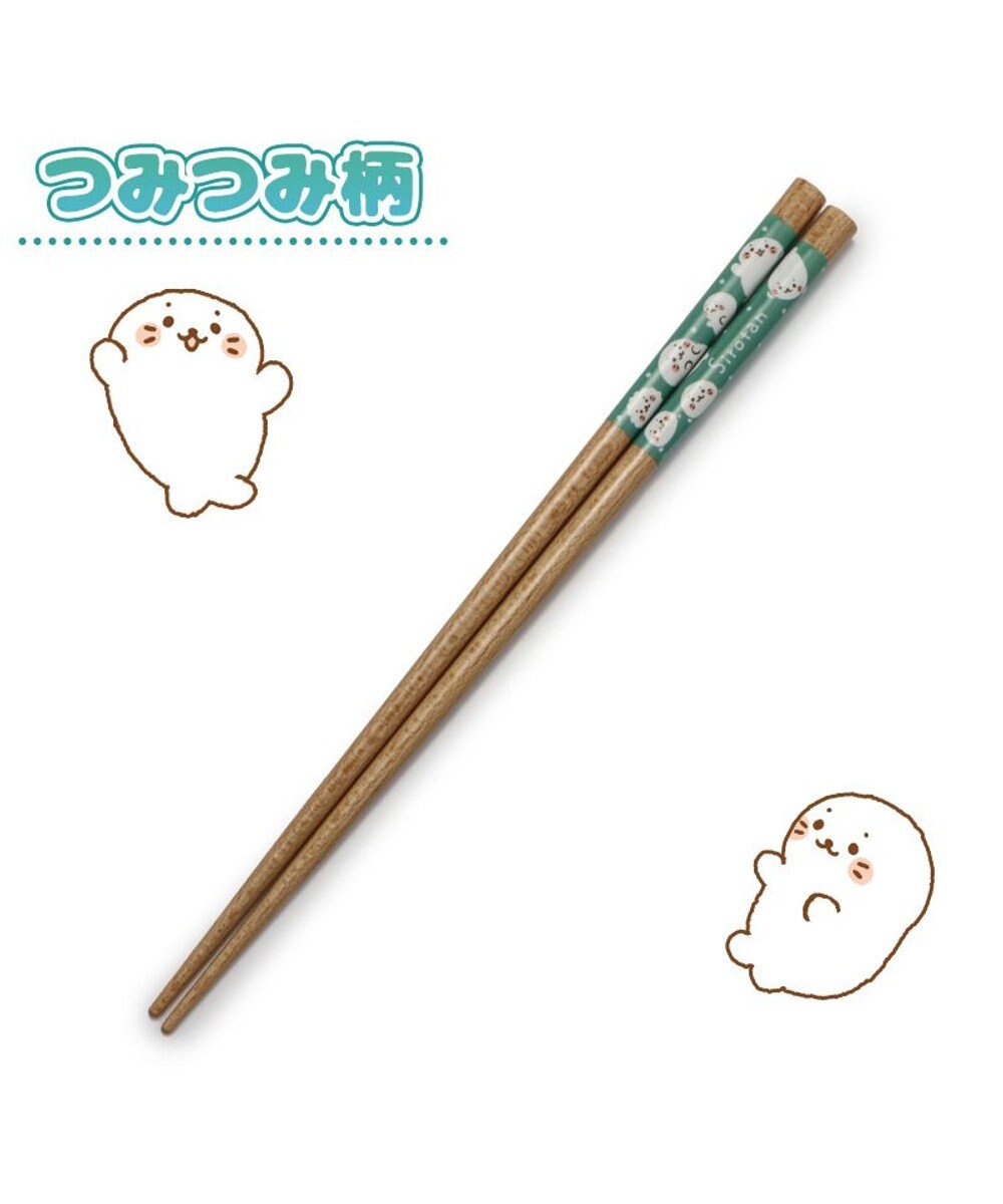 Mother garden しろたん 木製 箸  21cm 《つみつみ柄》 単品 