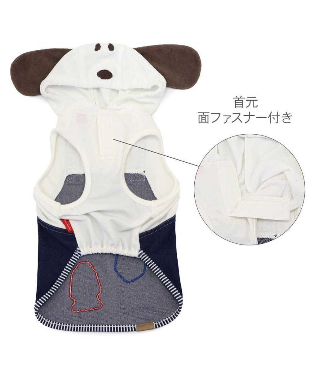 PET PARADISE スヌーピー オーバーオール風 パーカー 小型犬 